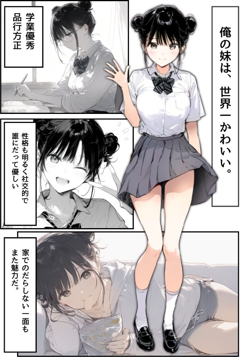 世界一かわいい俺の妹が突然連れてきた彼氏（おじさん）と超特濃種付けセックスをしていた件 | 同人CG・同人作品紹介 | 同人倶楽部