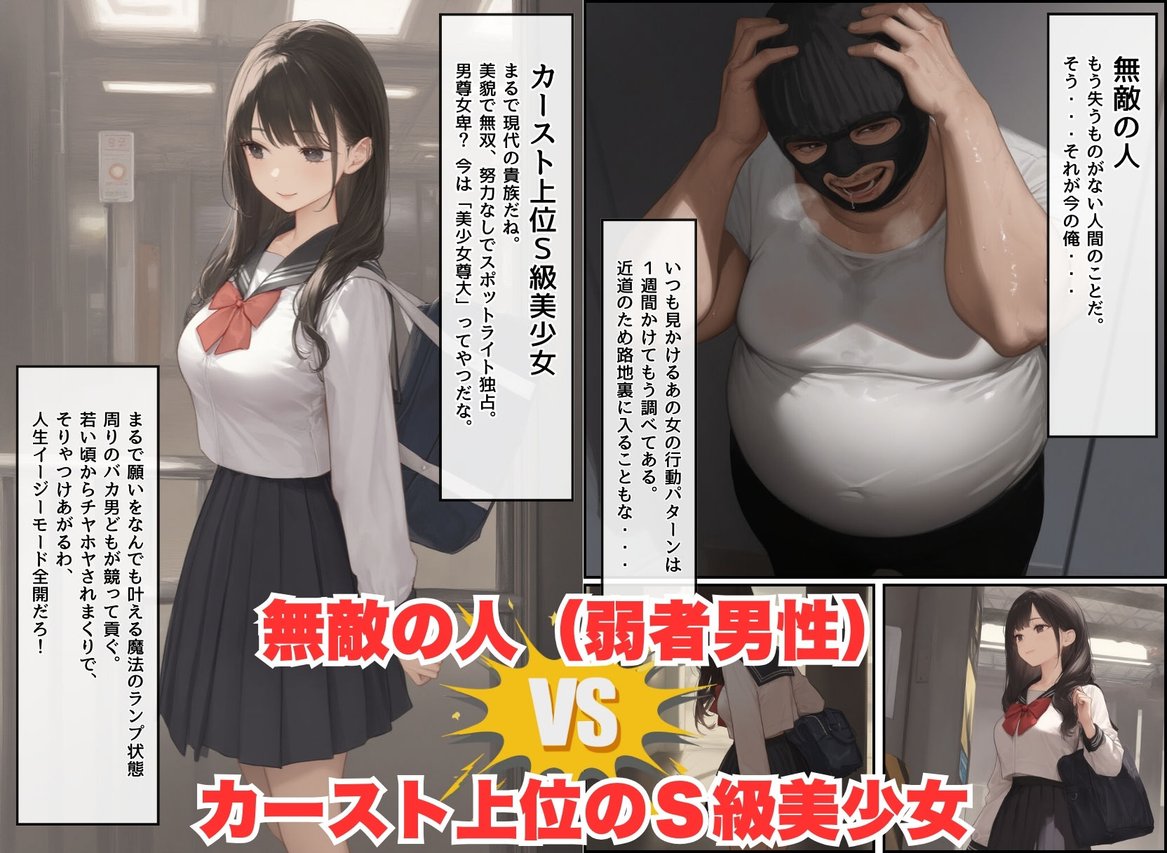 【無敵の人】人生に絶望した弱者男性のおじさんが無敵になるまで | 同人CG・同人作品紹介 | 同人倶楽部