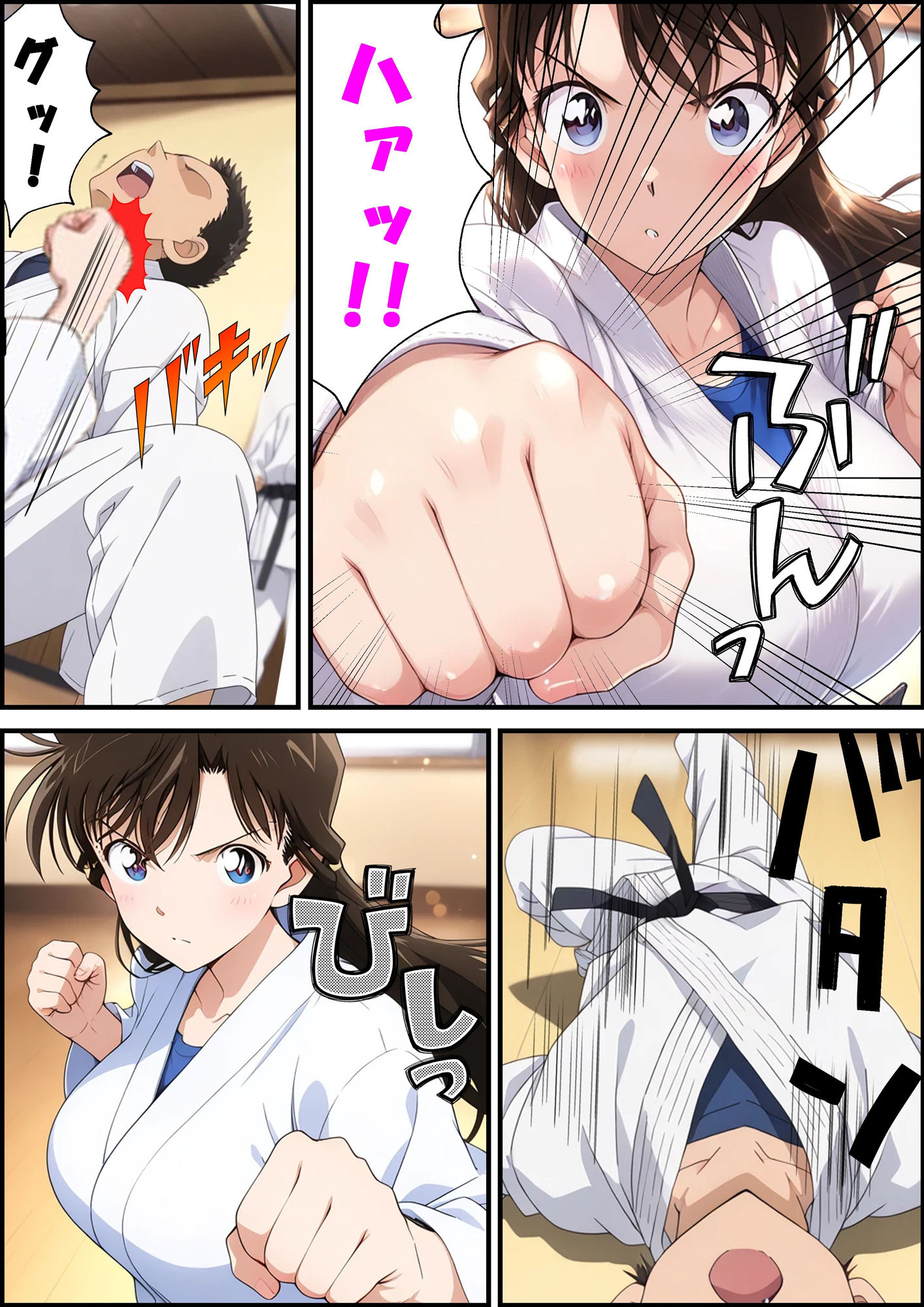 名探偵コ〇ン 毛利蘭 強●わいせつ事件 | 同人CG・同人作品紹介 | 同人倶楽部