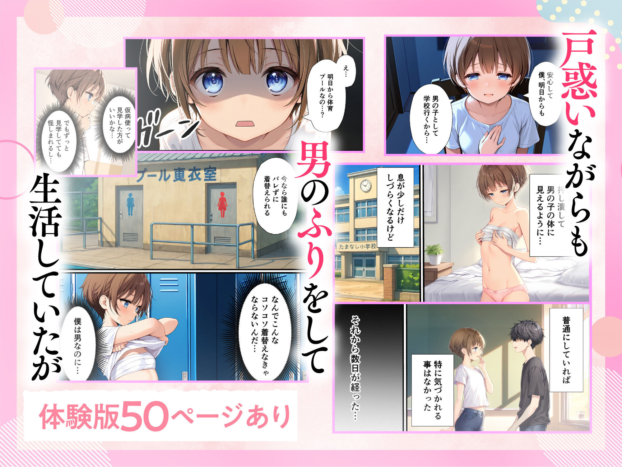 子宮誕生〜女の子になった体でセックスに溺れる学校生活〜 | 同人CG・同人作品紹介 | 同人倶楽部