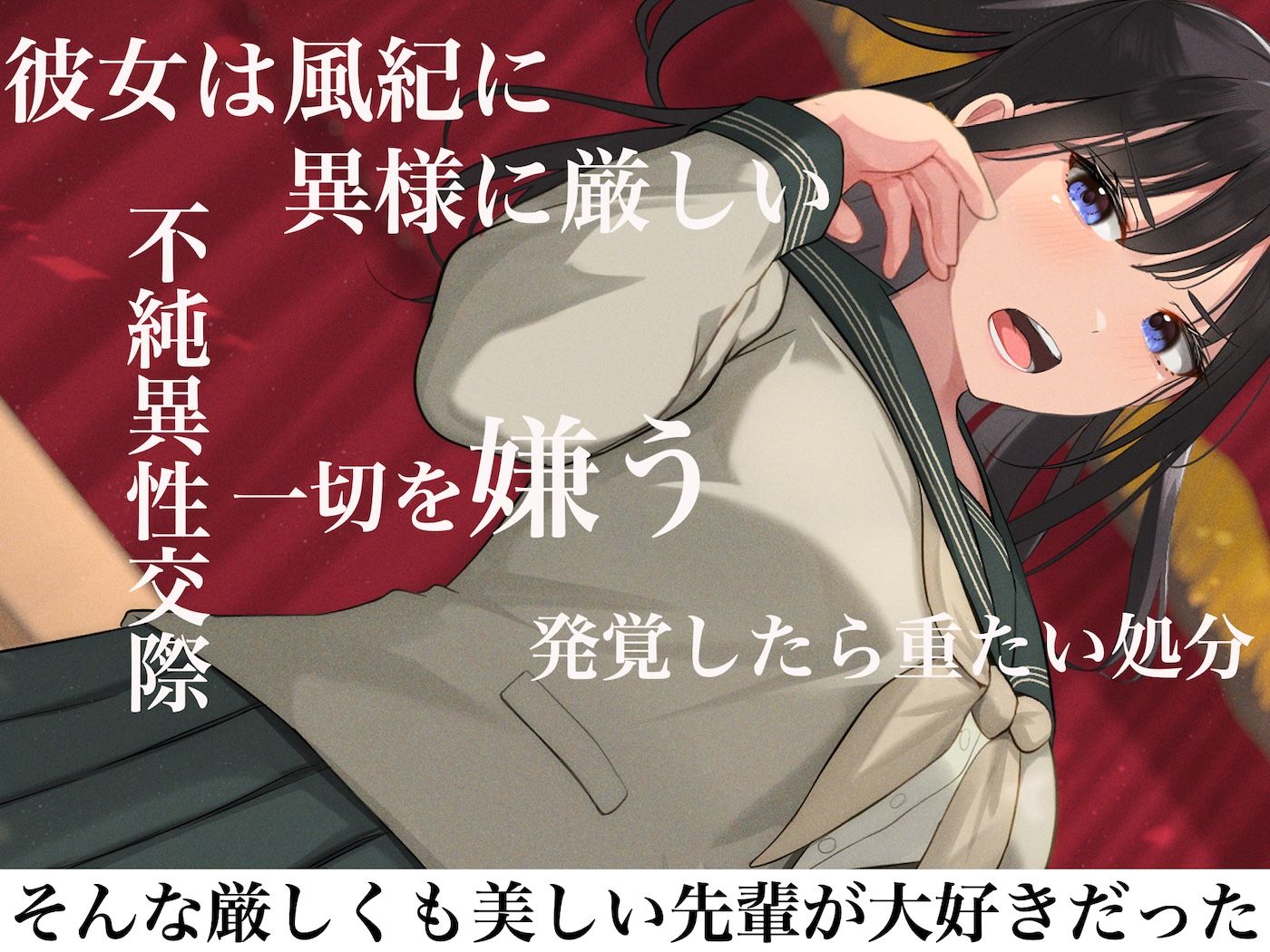 風紀にめちゃくちゃ厳しい巨乳生徒会長がみんなに内緒で僕をオモチャにして弄んでくる話 | 同人CG・同人作品紹介 | 同人倶楽部