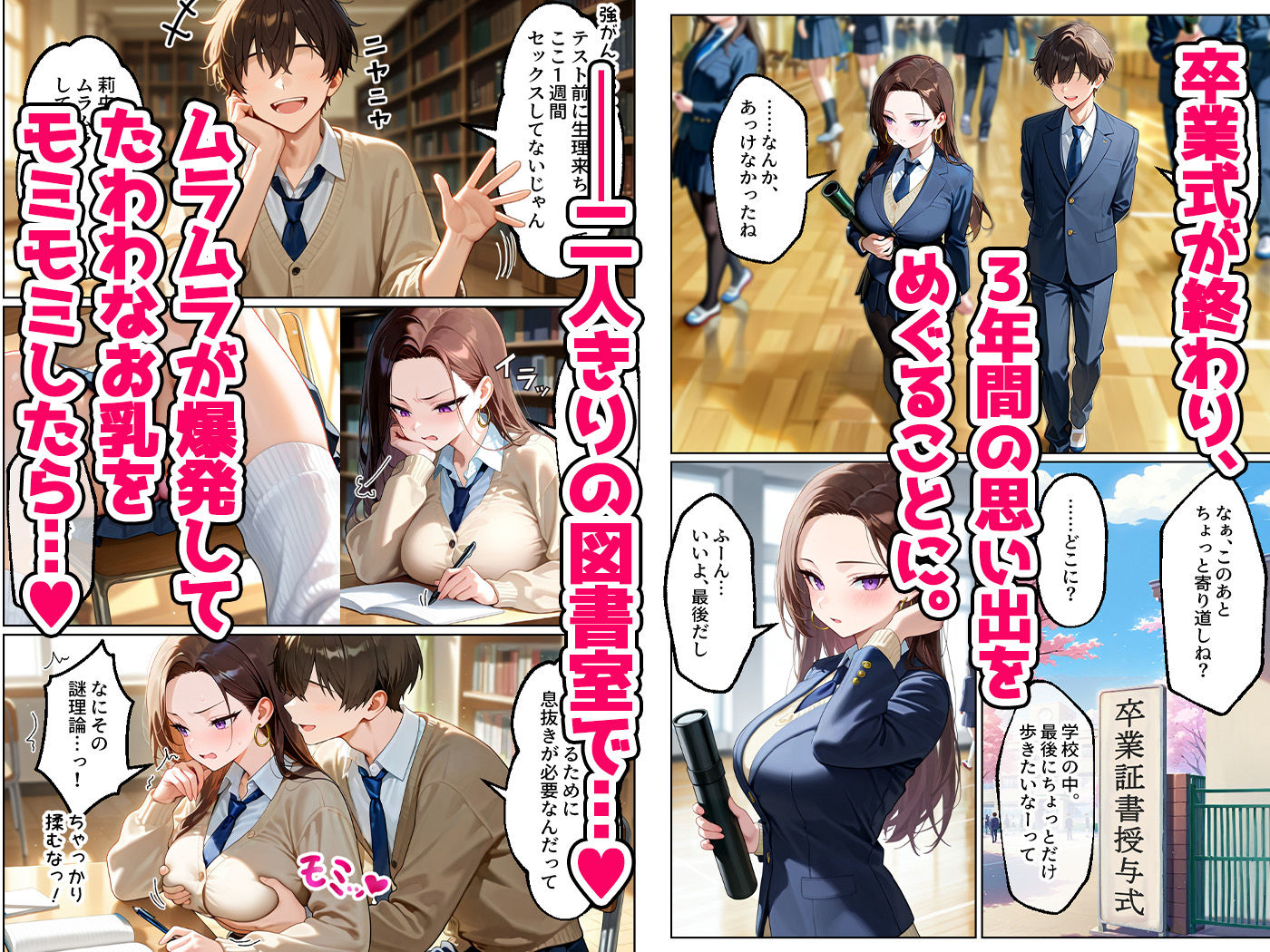 強気だけど実はチョロすぎる幼馴染ギャルー卒業・妊娠編ー | 同人CG・同人作品紹介 | 同人倶楽部