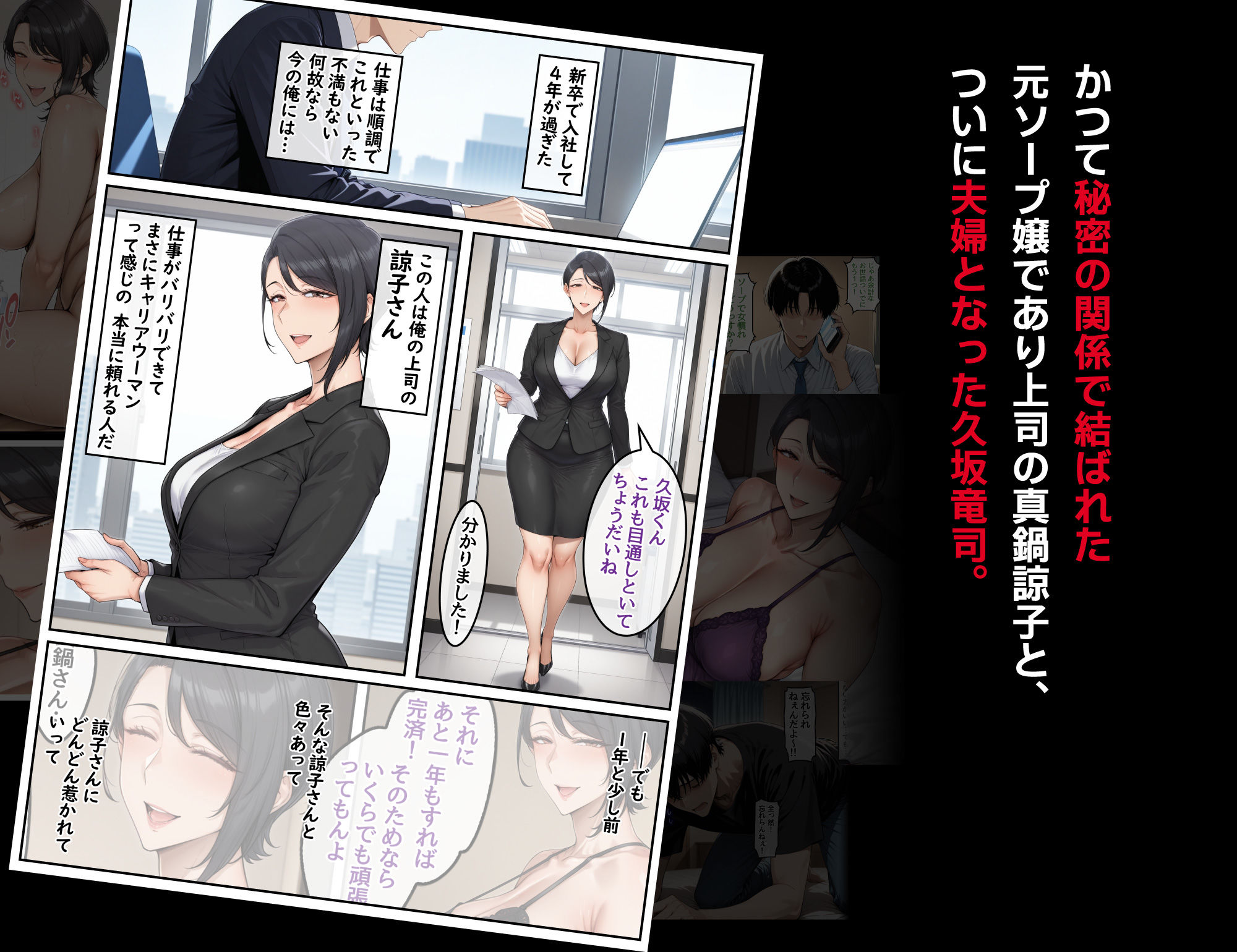 指名したソープ嬢がまさかの女上司だった件2 | 同人CG・同人作品紹介 | 同人倶楽部