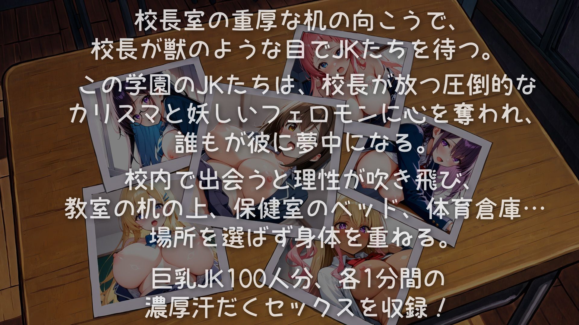 【4Kアニメ】巨乳JK100人が制服はだけて淫乱汗だくセックス | 同人CG・同人作品紹介 | 同人倶楽部