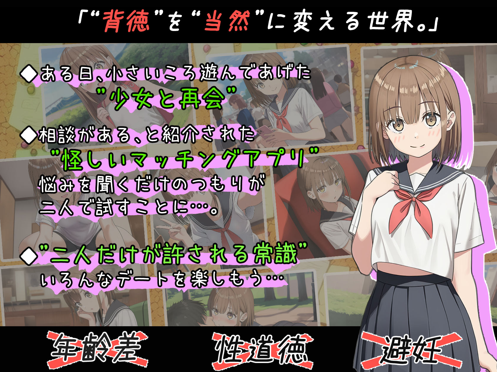 常識改変マッチング〜二人だけの特別ルール〜 | 同人CG・同人作品紹介 | 同人倶楽部