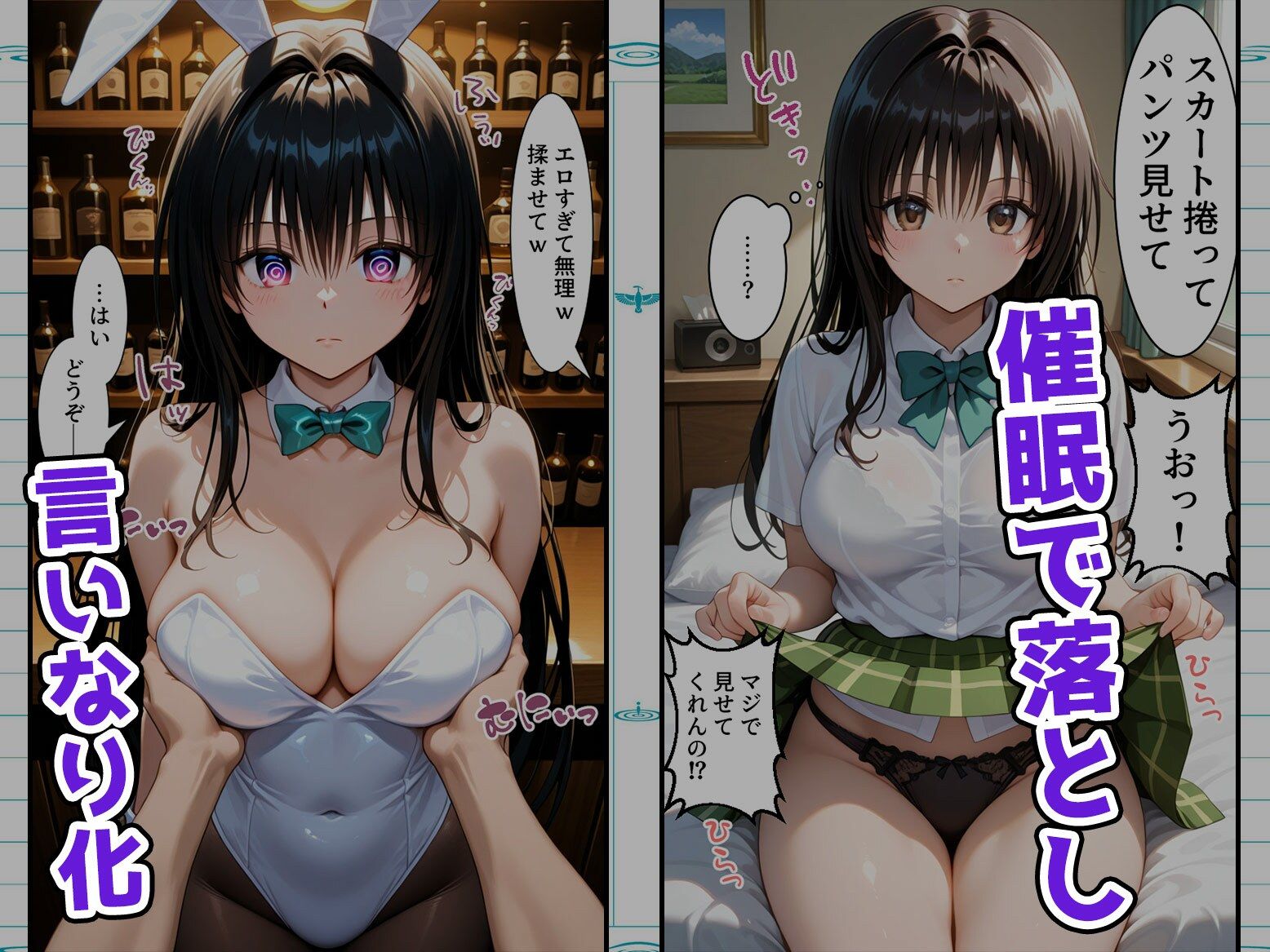 【総集編】巨乳のあの子を催●アプリで着せ替えオナホ | 同人CG・同人作品紹介 | 同人倶楽部