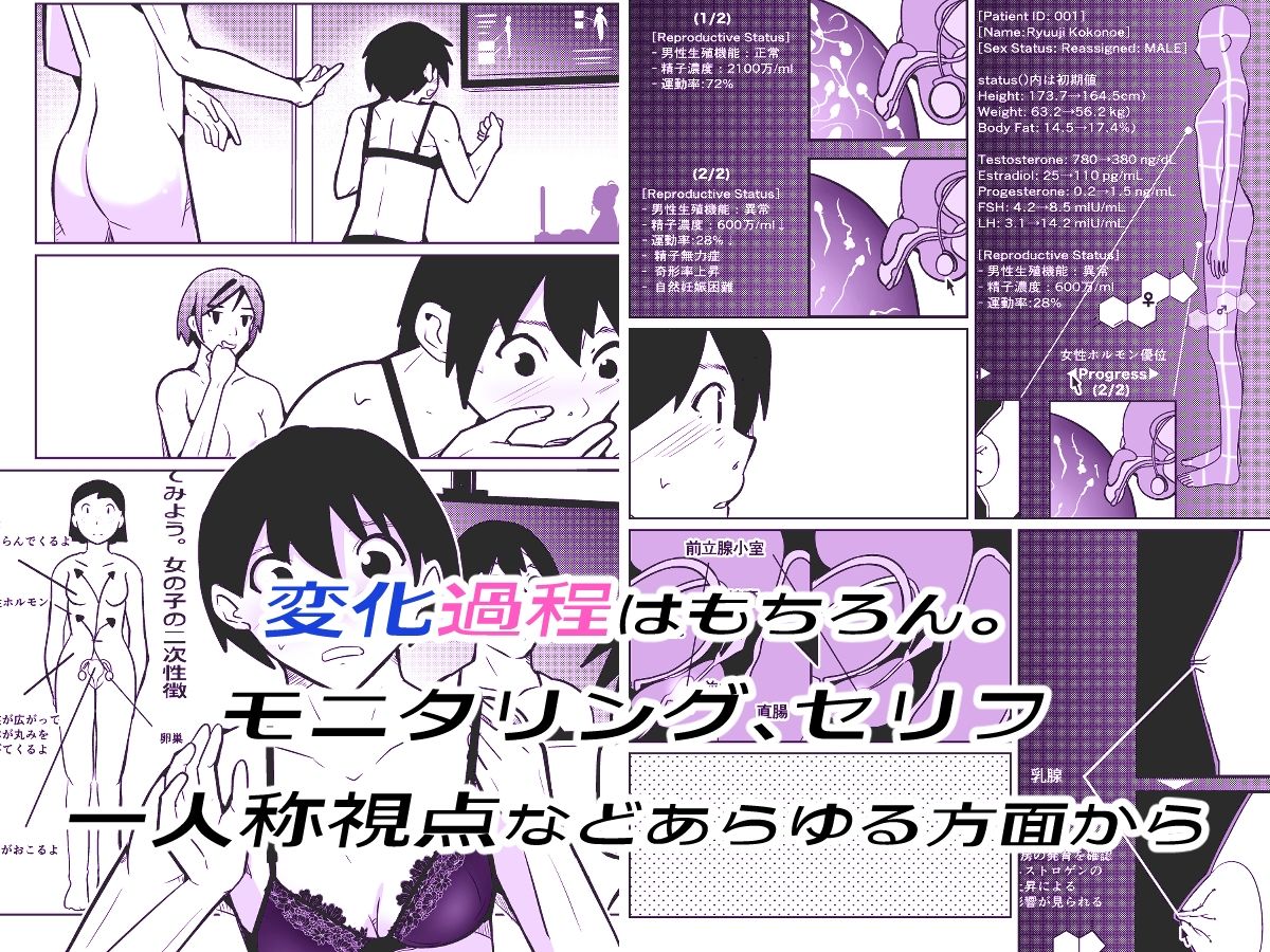 膣内射精する度に互いの要素が入れ替わっていく話 | 同人CG・同人作品紹介 | 同人倶楽部