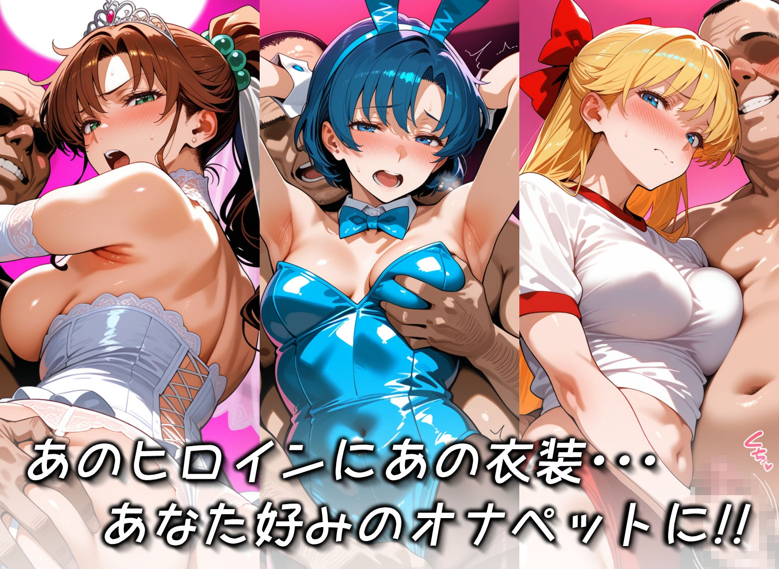 キセカエオナペット -美少女戦士セーラ◯ムーン篇- | 同人CG・同人作品紹介 | 同人倶楽部