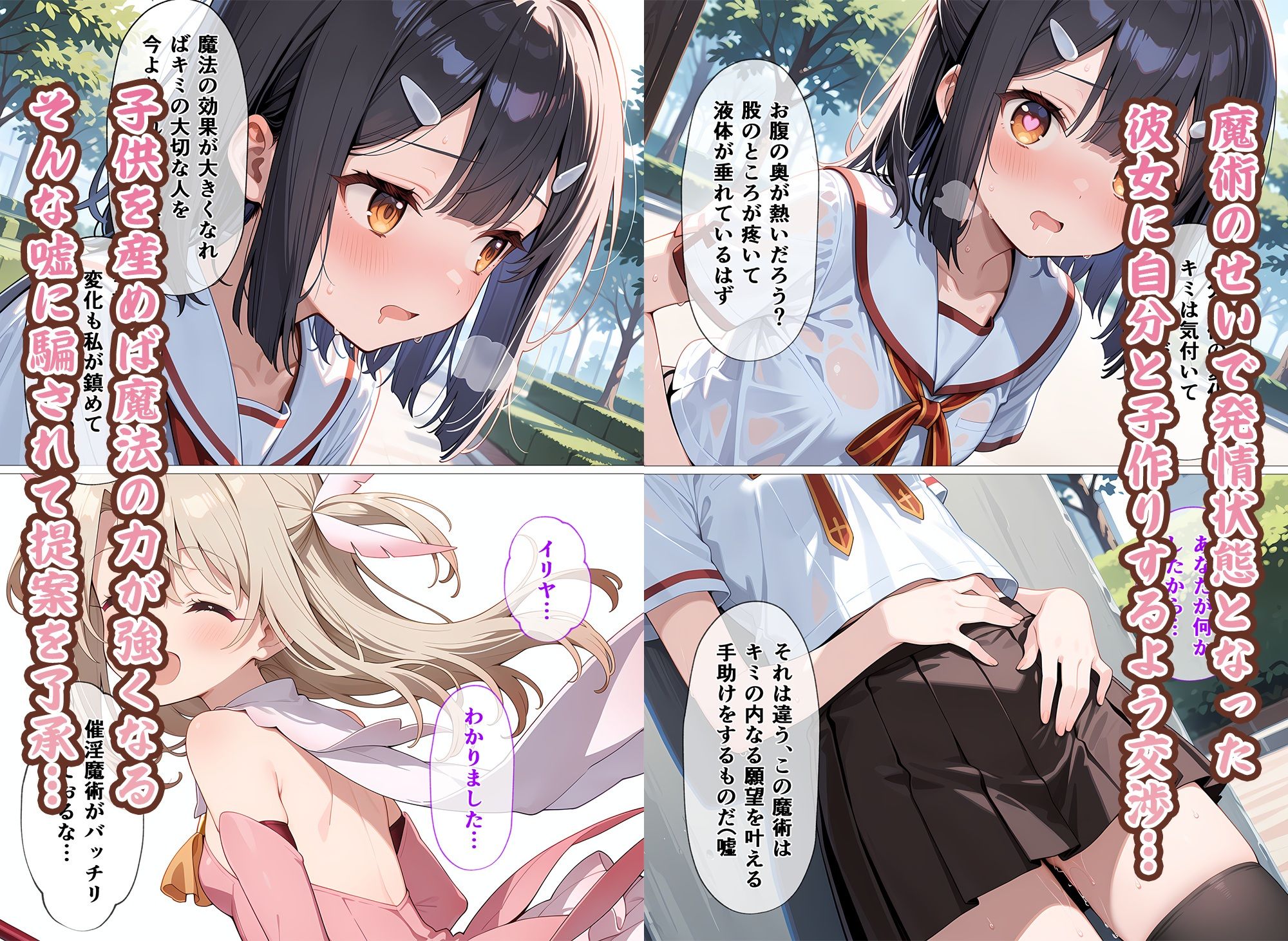 魔法少女母になる 〜美〇・エーデル〇ェルト〜 | 同人CG・同人作品紹介 | 同人倶楽部