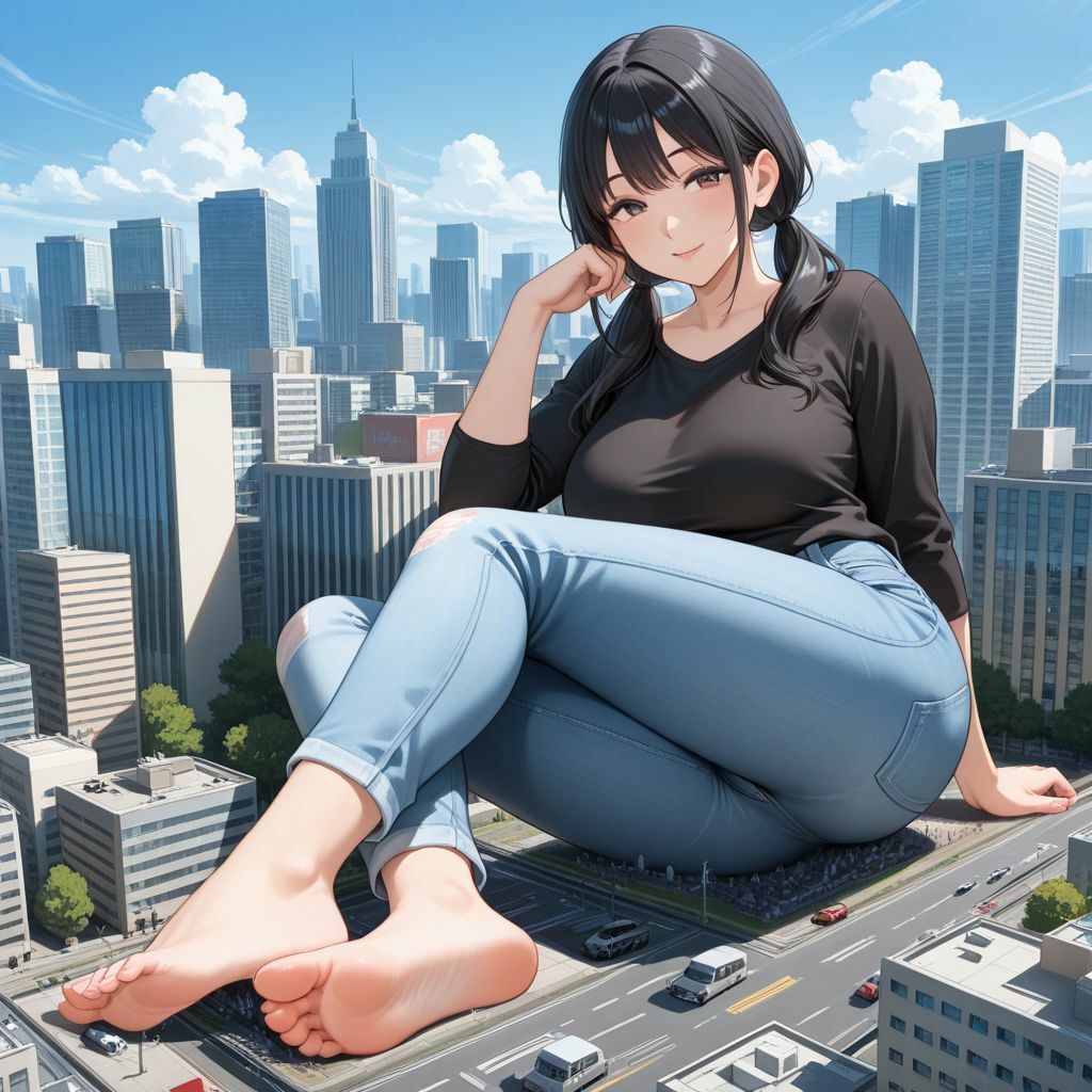 巨大女たち（1） | 同人CG・同人作品紹介 | 同人倶楽部