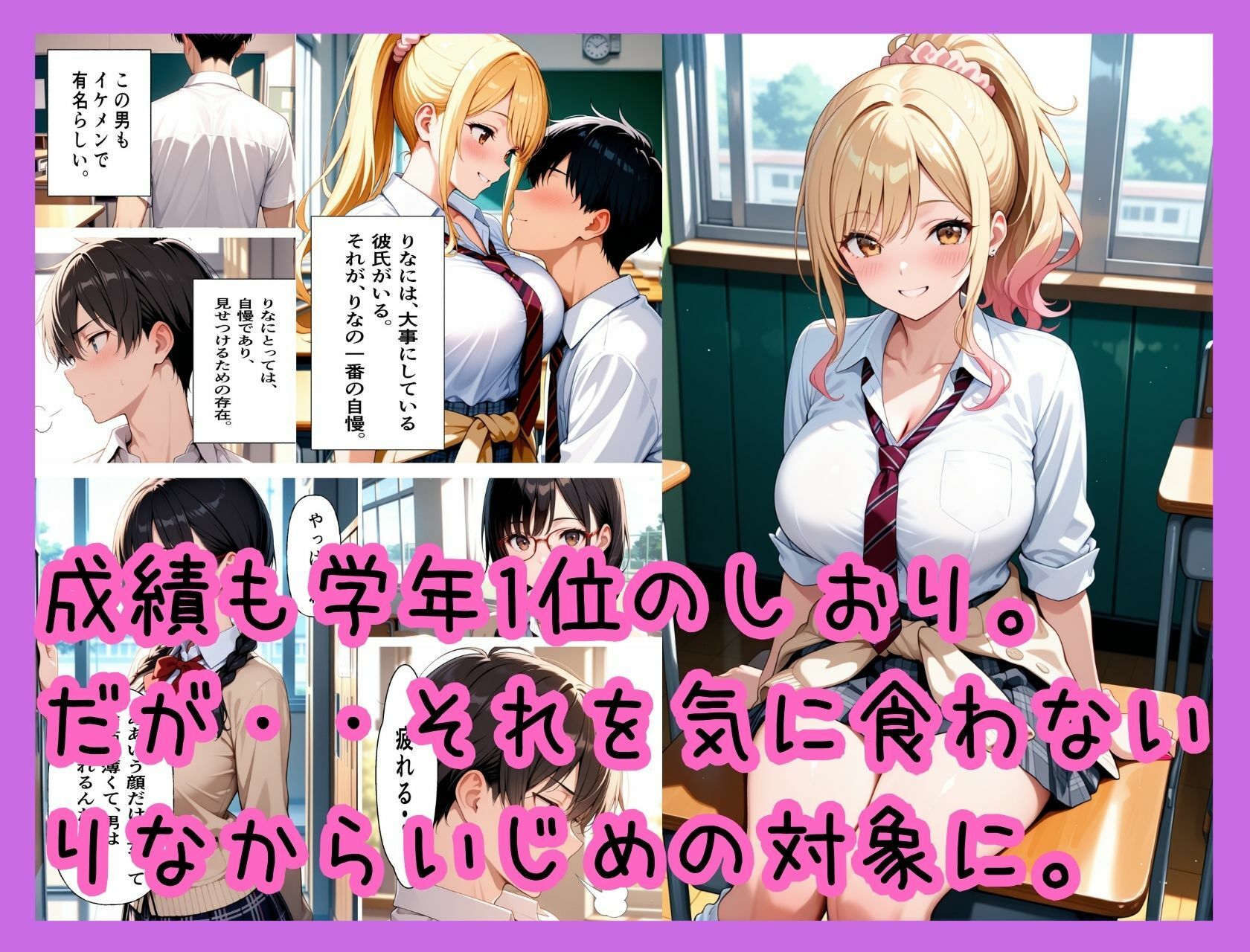 清楚系転校生が選んだ復讐は、逆NTRでした | 同人CG・同人作品紹介 | 同人倶楽部