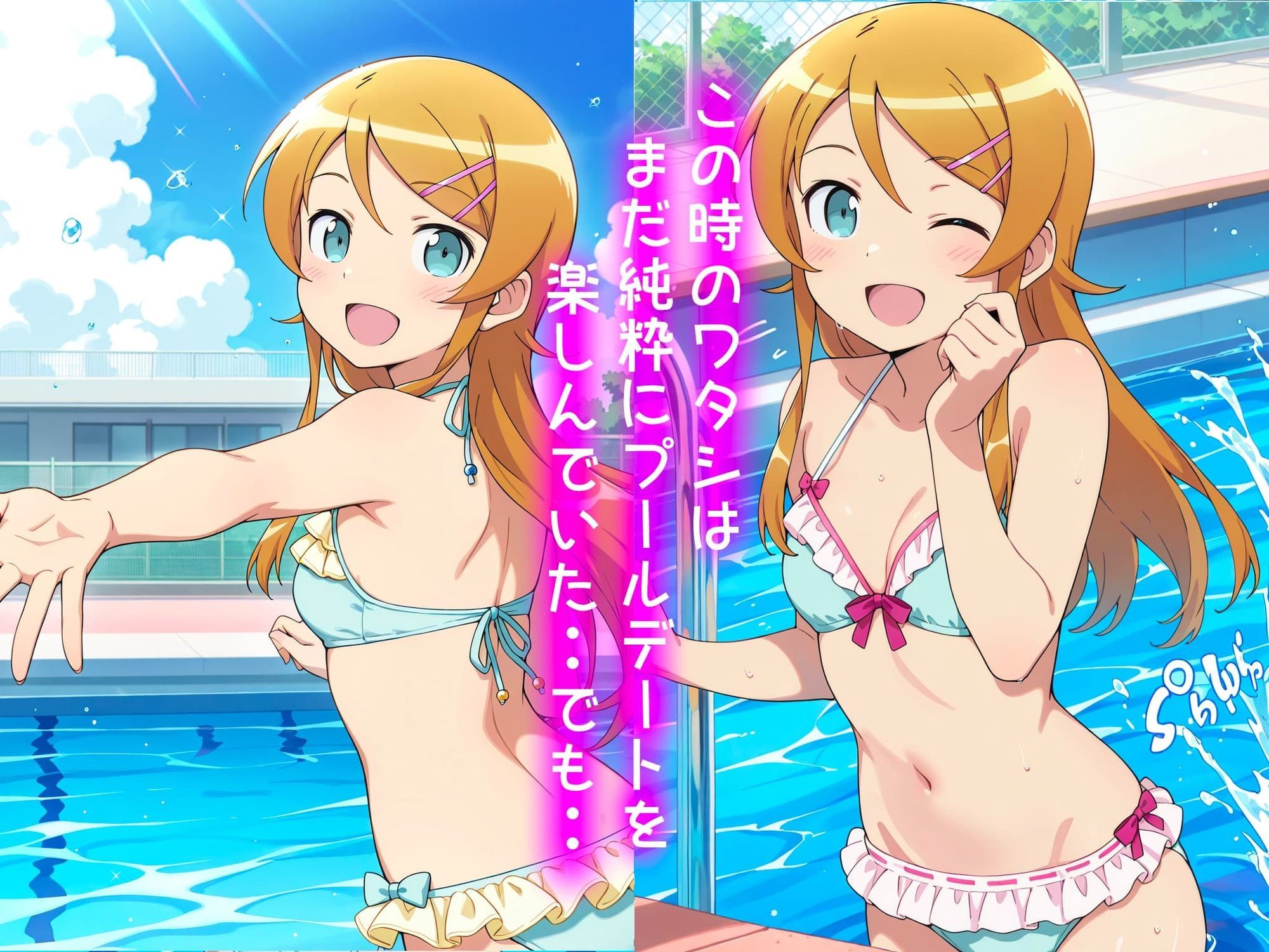 高坂桐乃の処女卒業記録2〜inプールデート編〜 | 同人CG・同人作品紹介 | 同人倶楽部