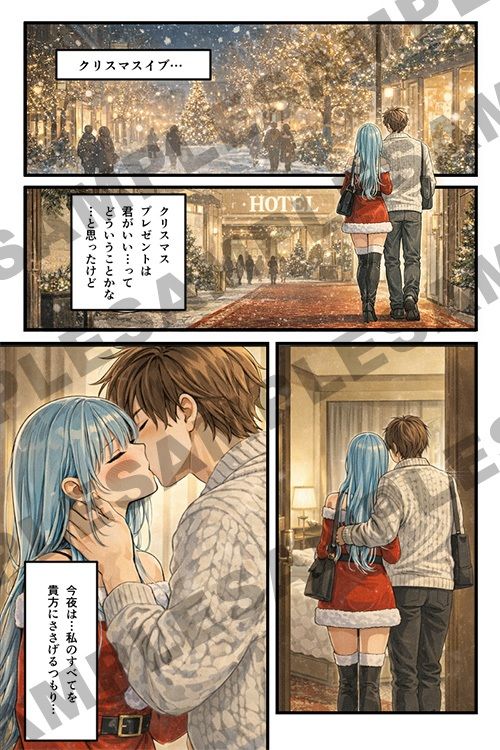 【断髪漫画】聖夜に舞う、貴方の雪 | 同人CG・同人作品紹介 | 同人倶楽部