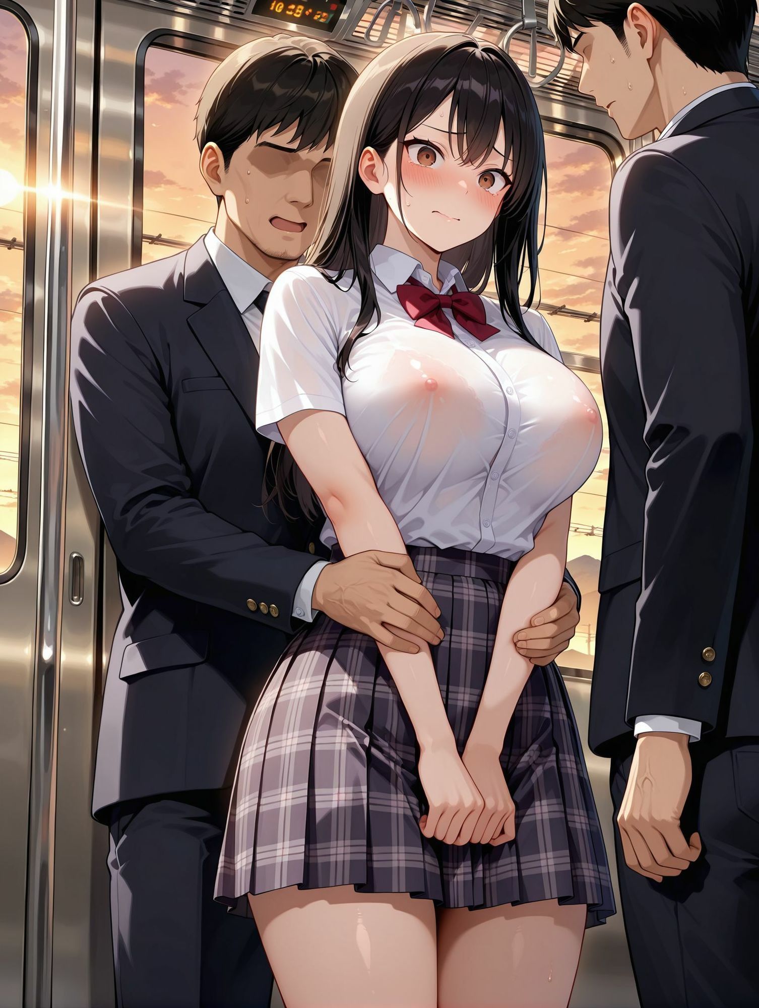 快楽堕ち-痴●列車でキモおじの肉便器にされる？！！-【擬音付き】 | 同人CG・同人作品紹介 | 同人倶楽部