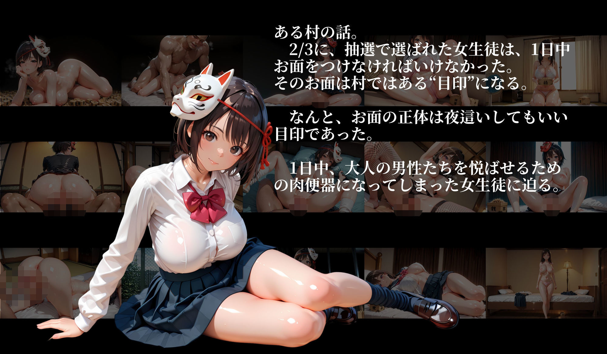 ［4K横長の高画質］肉便女の節分生徒 | 同人CG・同人作品紹介 | 同人倶楽部