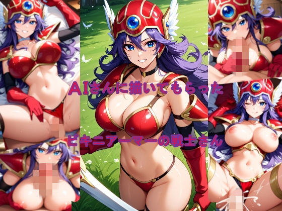 AIさんに描いてもらったビキニアーマーの戦士さん | 巨乳 | 同人倶楽部